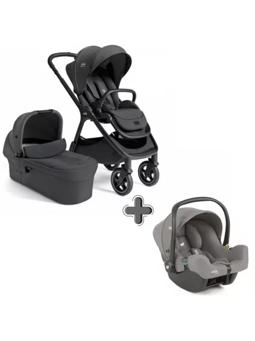 Joie Signature Finiti 2in1 babakocsi Ebony + i-Snug 2 hordozó Pebble