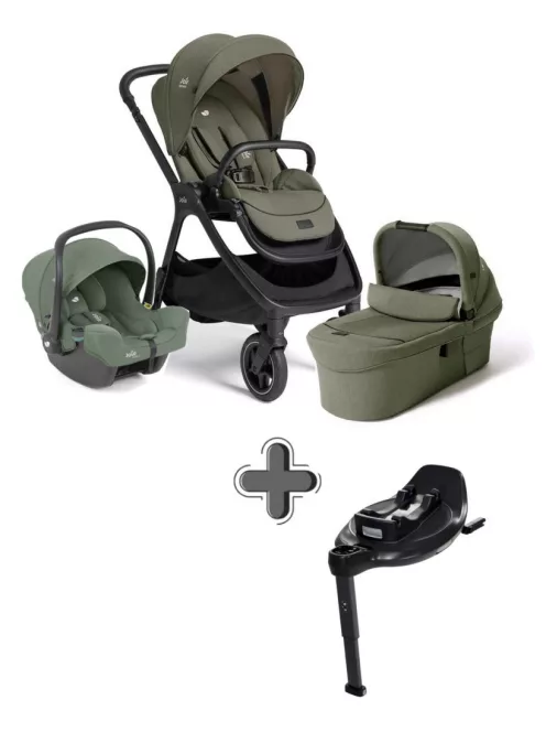 Joie Signature Finiti 2in1 babakocsi Evergreen + i-Snug 2 hordozó Laurel + i-Base Encore bázistalp