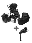 Joie Signature Finiti 2in1 babakocsi Eclipse + i-Snug 2 hordozó Raven + i-Base Encore bázistalp