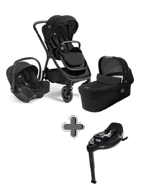 Joie Signature Finiti 2in1 babakocsi Eclipse + i-Snug 2 hordozó Raven + i-Base Encore bázistalp