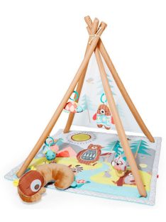 Skip Hop játszószőnyeg játékhíddal Camping Cub
