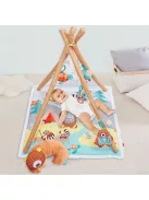 Skip Hop játszószőnyeg játékhíddal Camping Cub