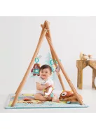 Skip Hop játszószőnyeg játékhíddal Camping Cub