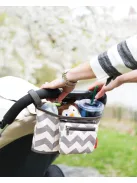 Skip Hop Grab & Go Babakocsi táska - szürke csíkos