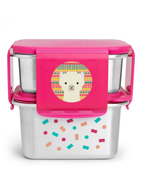 Skip Hop Zoo Rozsdamentes acél ebédkészlet - Láma
