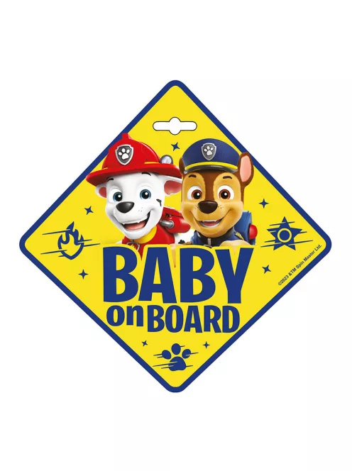 Seven Polska Baby on board tábla - Mancs Őrjárat fiú