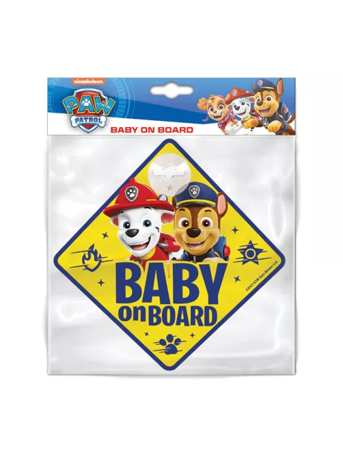 Seven Polska Baby on board tábla - Mancs Őrjárat fiú