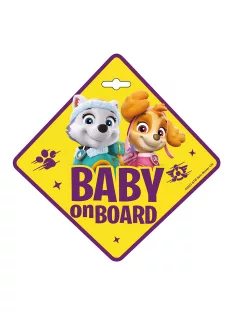 Seven Polska Baby on board tábla - Mancs Őrjárat lány