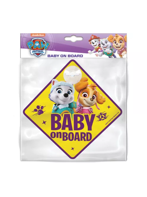 Seven Polska Baby on board tábla - Mancs Őrjárat lány