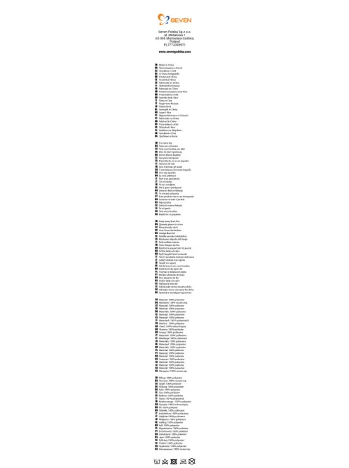 Seven Polska Biztonságiöv párna - STITCH