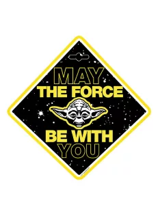 Seven Polska Baby on board tábla - STAR WARS YODA