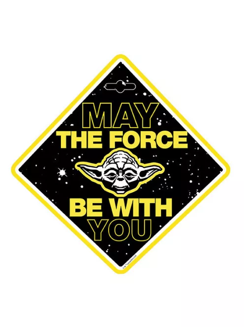 Seven Polska Baby on board tábla - STAR WARS YODA