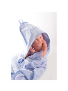 Vaganza Fürdőlepedő hímzett 80×80 - Kék/Kék/Kacsa