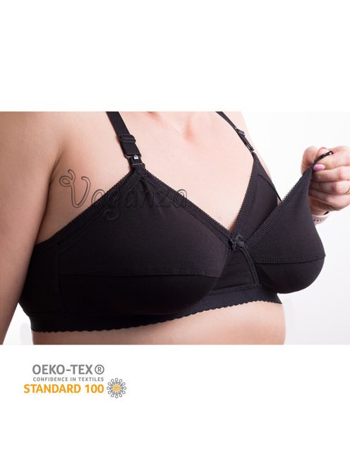 Stella szoptatós melltartó, fekete - 90/B (Több kosárméret)