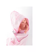 Vaganza Fürdőlepedő hímzett 80×80 - Rózsaszín/Pink/Kacsa
