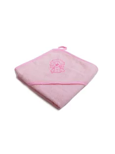   Vaganza Fürdőlepedő hímzett 80×80 - Rózsaszín/Pink/Oroszlán