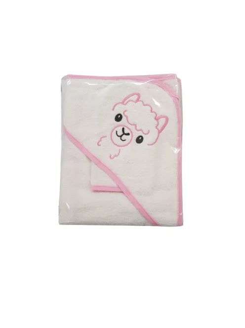 Vaganza Fürdőlepedő hímzett 80×80 – Láma