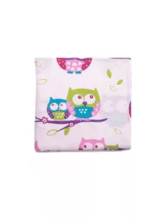 Vaganza Flanel Kifogó mintás 75x95cm - Bagoly