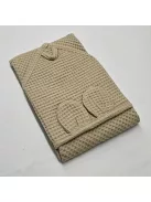 Vaganza Fürdőlepedő Waffle 110x110 - Mogyoró