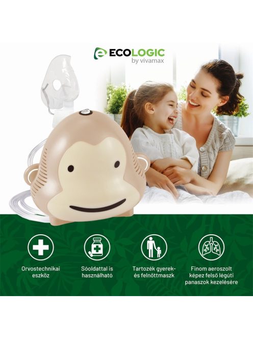 EcoLogic by Vivamax Kompresszoros inhalátor - Dr.Bongo