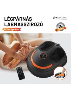   EcoLogic by Vivamax Légpárnás lábmasszírozó készülék hőterápiával