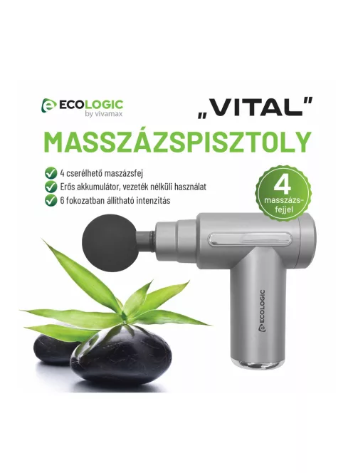 EcoLogic by Vivamax "Vital" masszázspisztoly