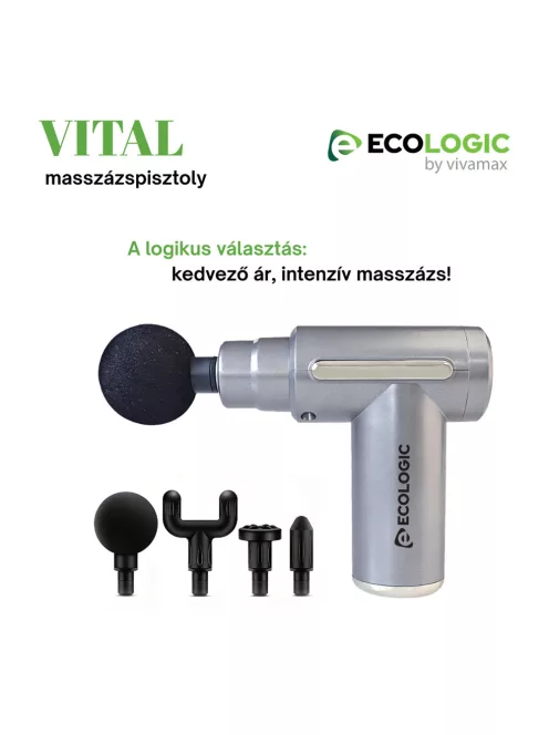 EcoLogic by Vivamax "Vital" masszázspisztoly