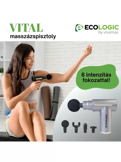 EcoLogic by Vivamax "Vital" masszázspisztoly