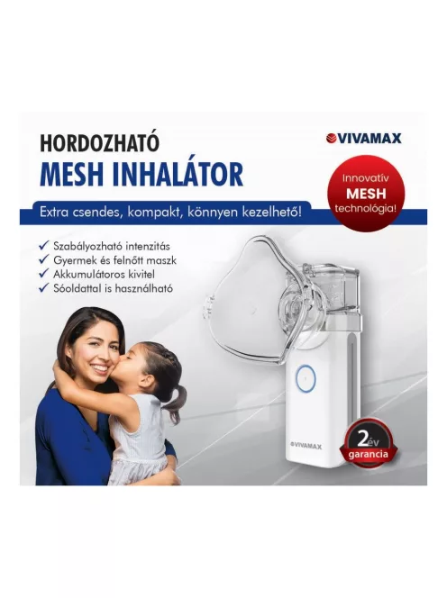 Vivamax Hordozható MESH inhalátor