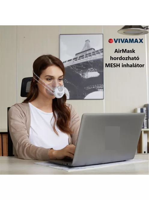 Vivamax Hordozható mesh inhalátor AiMesh technológiával (AirMask II)