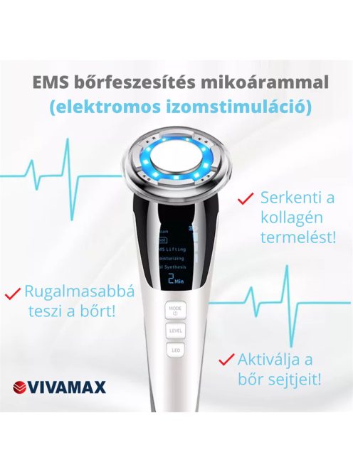 Vivamax Hot&Cool arckezelő készülék EMS technológiával