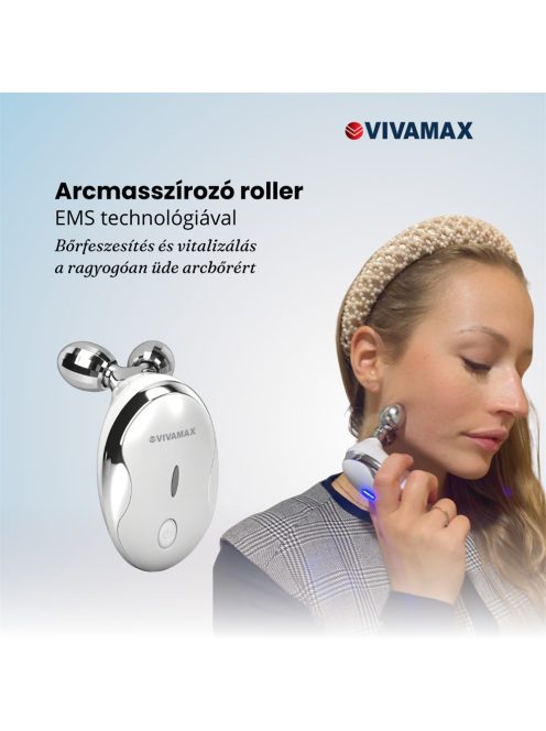 Vivamax Arcmasszírozó roller EMS technológiával