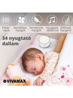  Vivamax Nature&Relax "Compact" hang- és dallamterápiás (fehér zaj) készülék