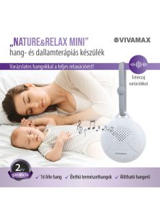   Vivamax Nature&Relax "Mini" hang-és dallamterápiás készülék - fehér zaj 