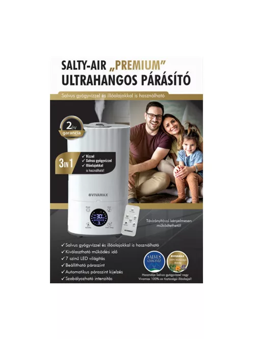 Vivamax Salty-air Prémium ultrahangos párásító