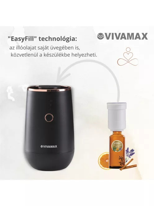 Vivamax ZenSpa wireless aromadiffúzor (fekete)