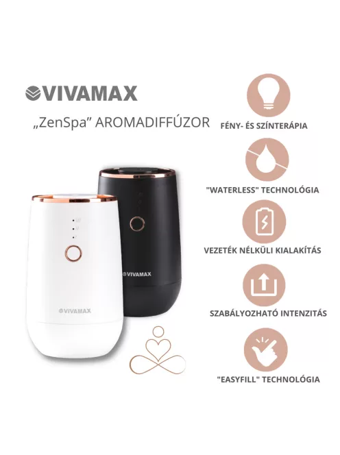 Vivamax ZenSpa wireless aromadiffúzor (fehér)