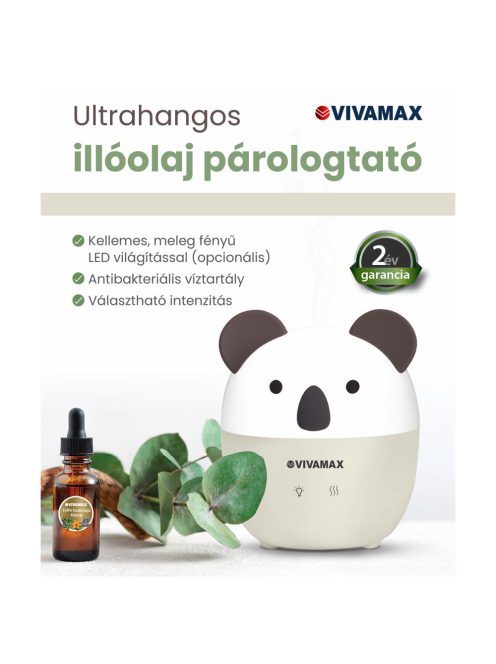 Vivamax Ultrahangos illóolaj párologtató (Koala)