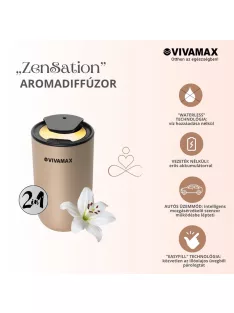 Vivamax "ZenSation" autós aromadiffúzor (arany)