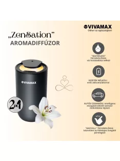   Vivamax "ZenSation" autós aromadiffúzor (titánium)