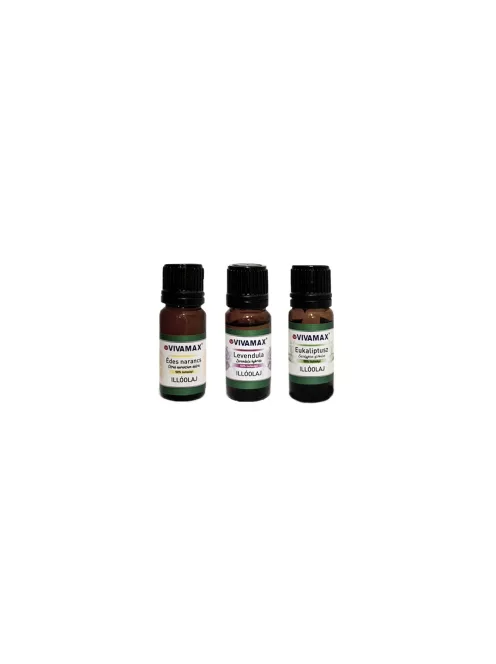 Vivamax 3-as illóolaj csomag: édes narancs, levendula, eukaliptusz (3x10ml)