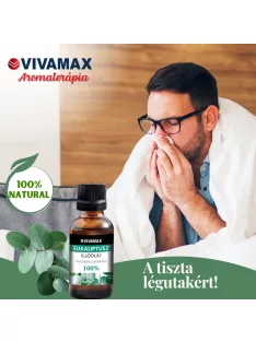 Vivamax Eukaliptusz 100%-os tisztaságú illóolaj (10 ml)