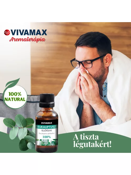 Vivamax Eukaliptusz 100%-os tisztaságú illóolaj (10 ml)