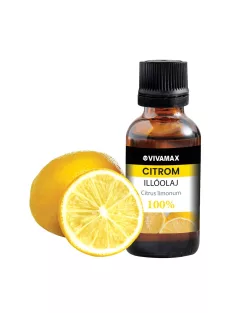 Vivamax Citrom 100%-os tisztaságú illóolaj (10 ml)