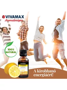 Vivamax Citrom 100%-os tisztaságú illóolaj (10 ml)