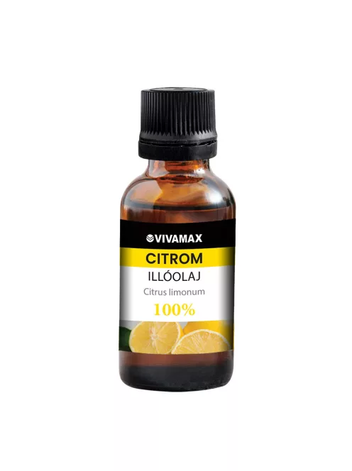 Vivamax Citrom 100%-os tisztaságú illóolaj (10 ml)