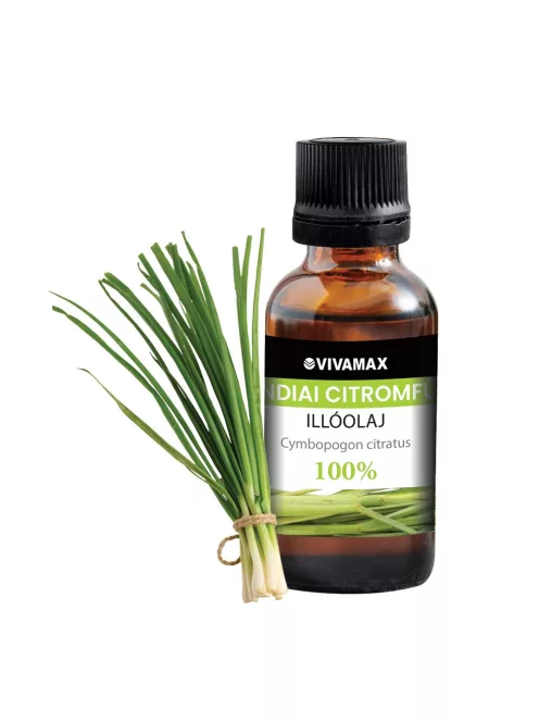 Vivamax Indiai citromfű 100%-os tisztaságú illóolaj (10 ml)