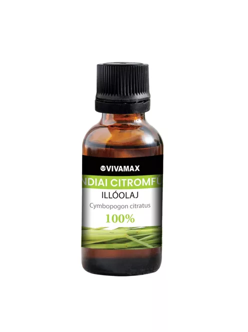 Vivamax Indiai citromfű 100%-os tisztaságú illóolaj (10 ml)