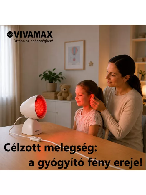 Vivamax Infralámpa (100 W) biztonsági védőborítással