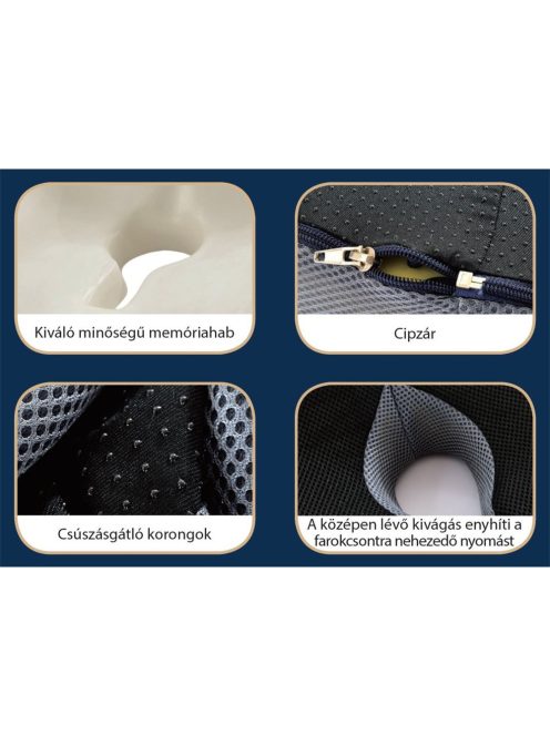 Vivamax Memóriahabos anatómiai ülőpárna